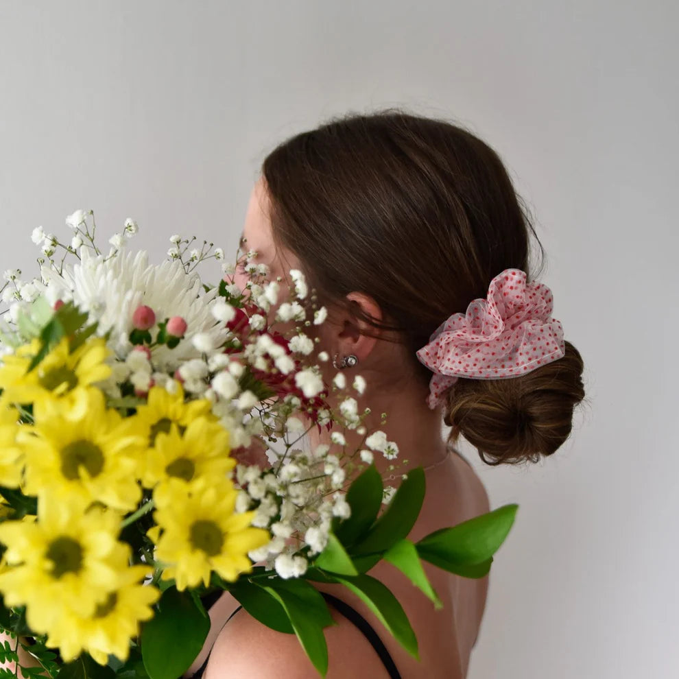 Chouchou Extra Organza Pois
