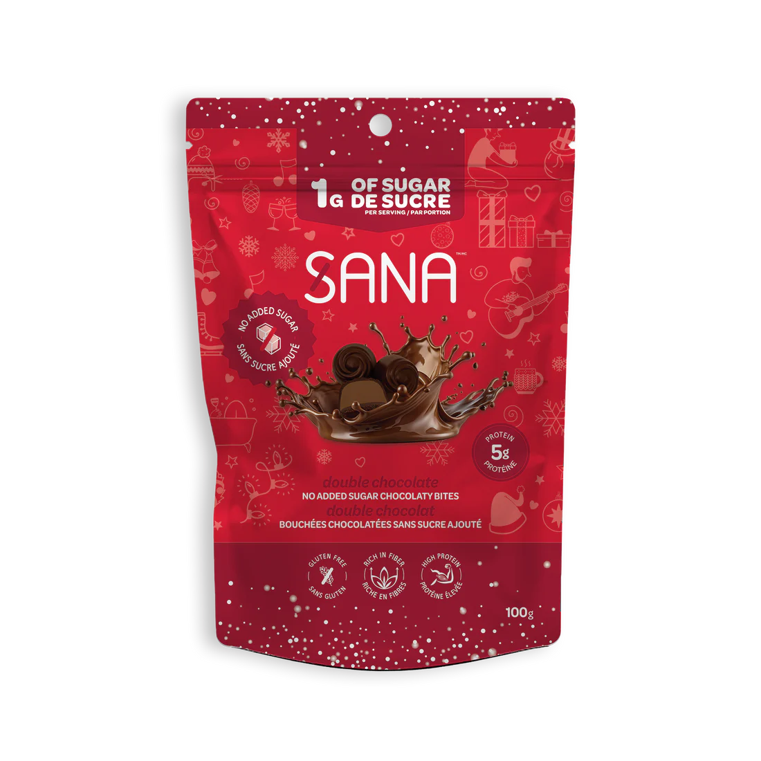 Bouchées Chocolatées Noires Double Chocolat