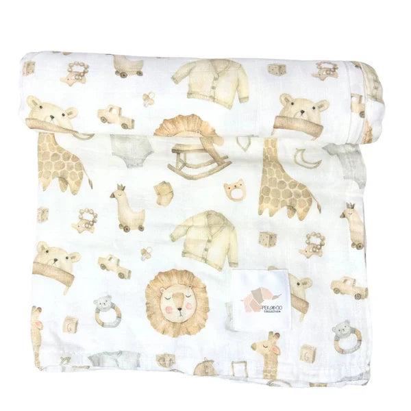 Mousseline Bambou Doux Jouets Et Lionceaux