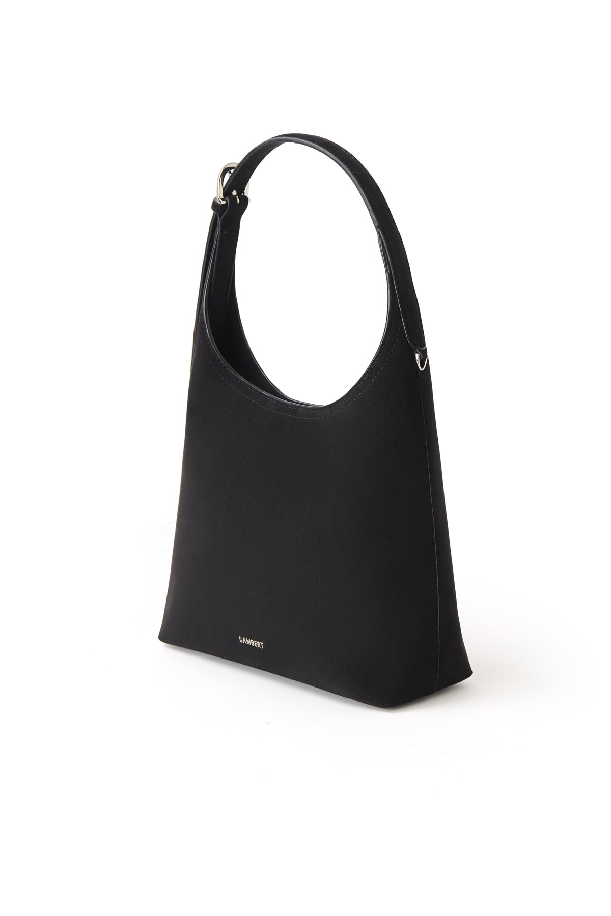 Sac À L'épaule Le Elena Suède Black