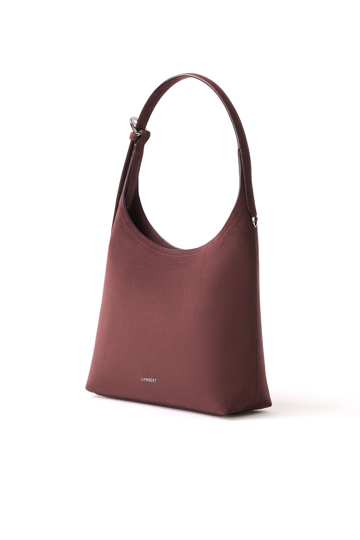 Sac À L'épaule Le Elena Suède Cassis
