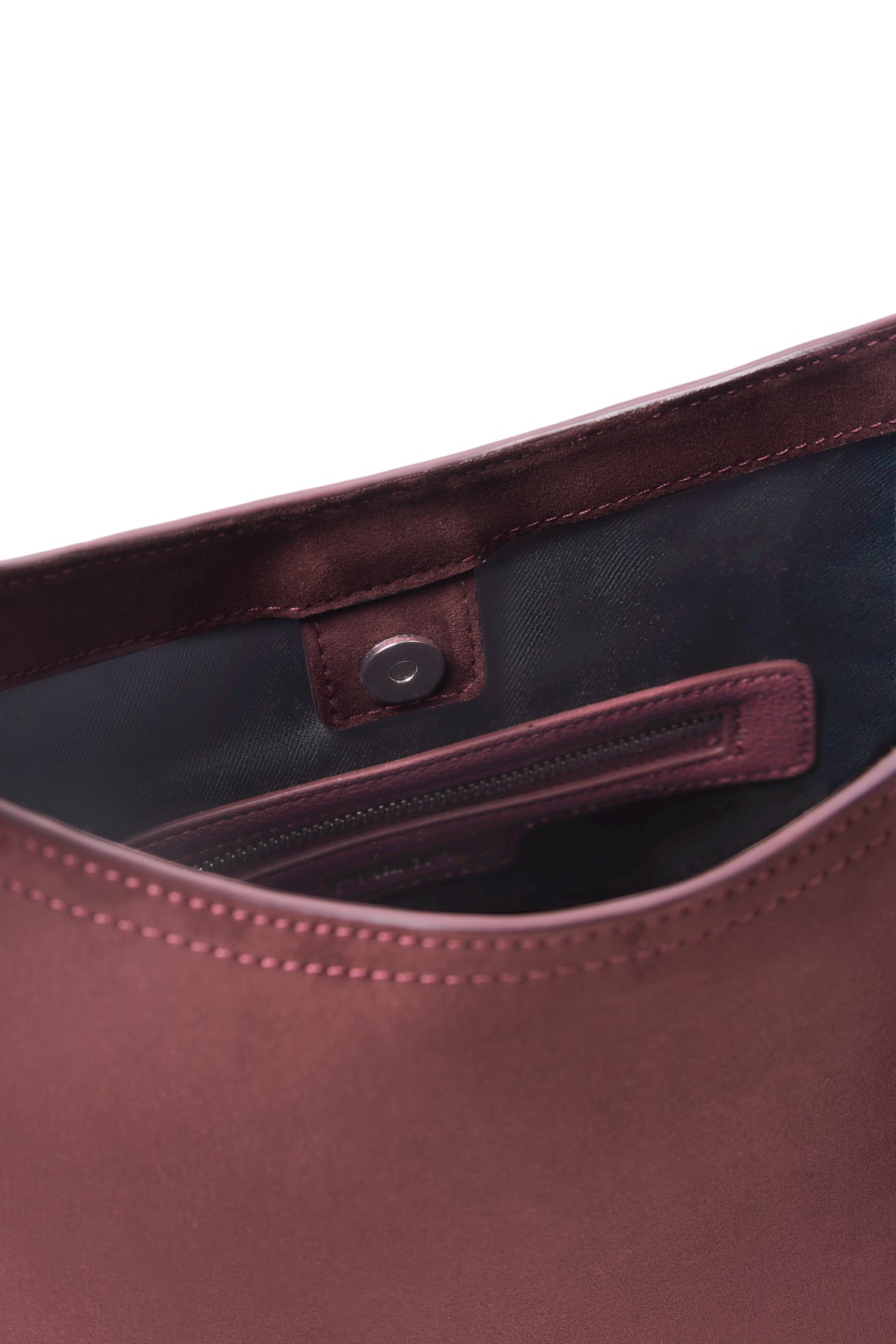 Sac À L'épaule Le Elena Suède Cassis