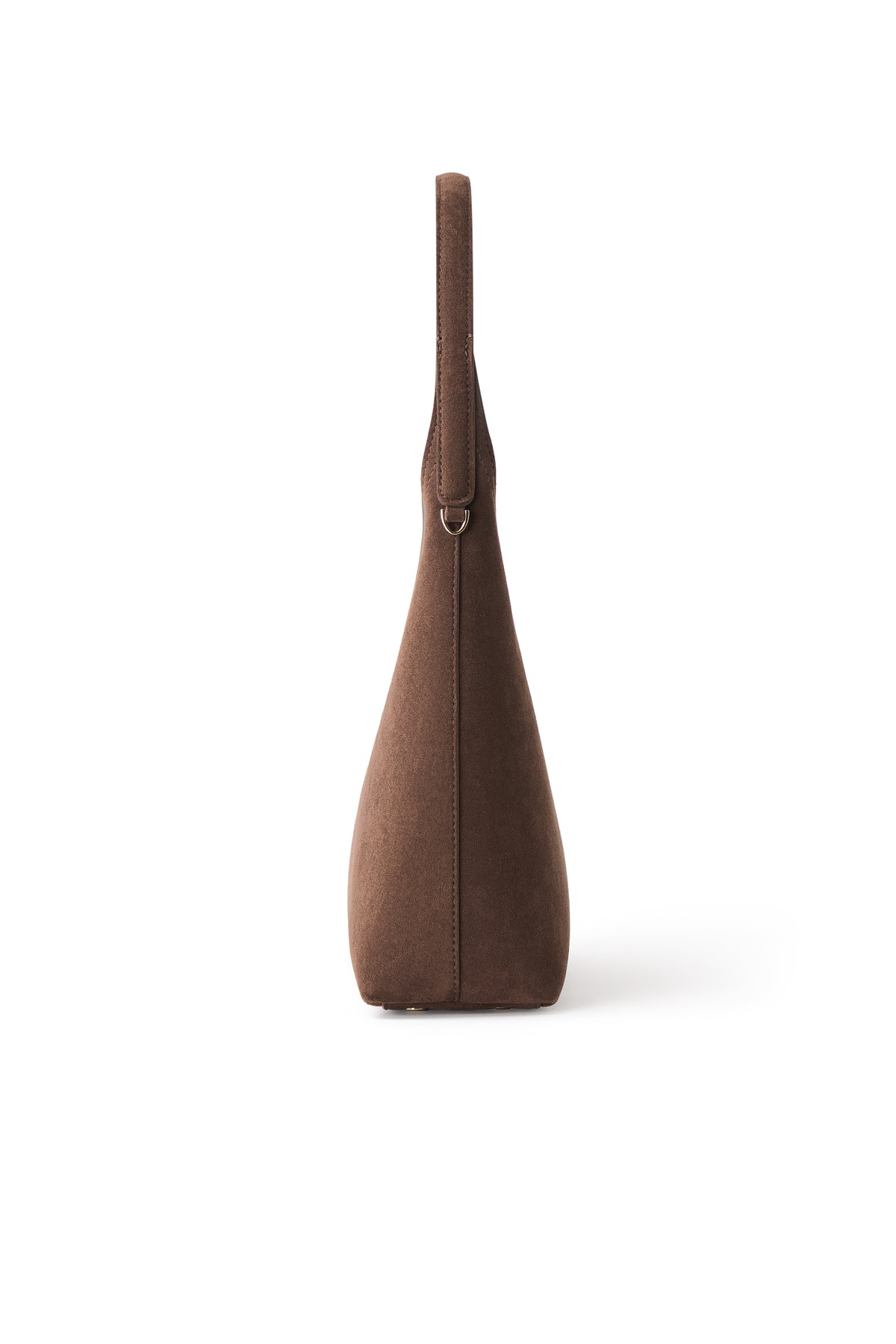 Sac À L'épaule Le Elena Suède Chocolat