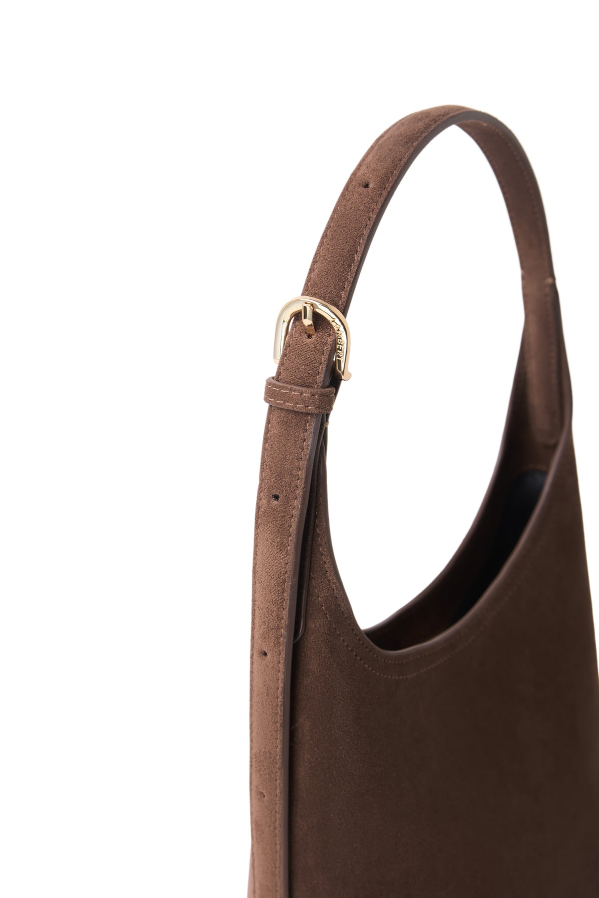 Sac À L'épaule Le Elena Suède Chocolat