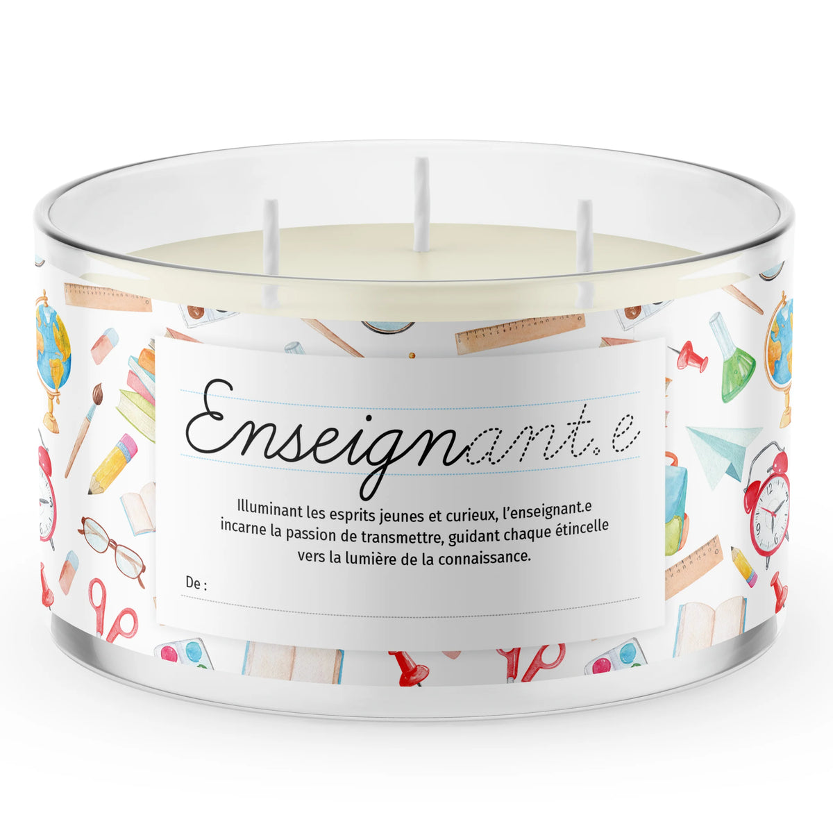 Chandelle À 3 Mèches Enseignante