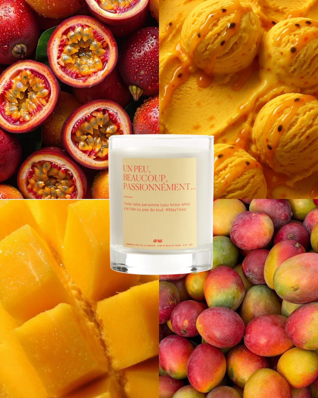 Chandelle Un Peu, Beaucoup, Passionnément (Mangue & Fruit De La Passion)