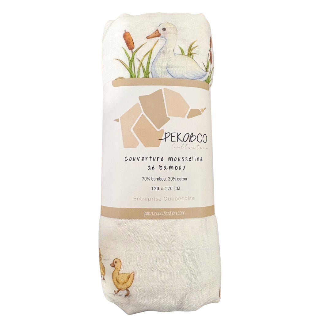 Mousseline Bambou Canard Et Quenouille
