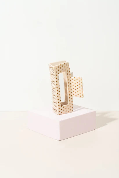 Pince Beige Polka Dot Medium