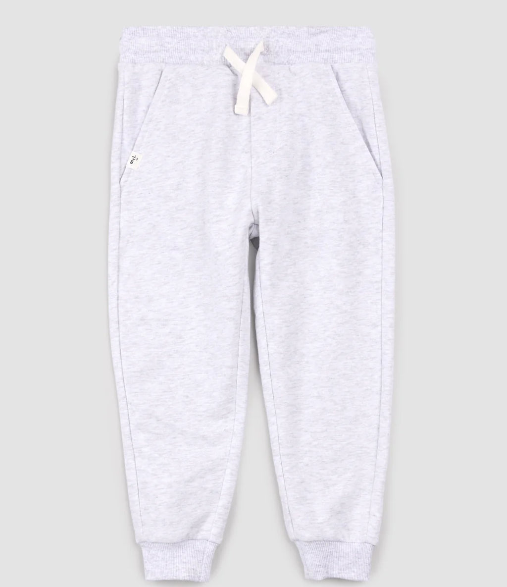 Jogging Molletonné Gris Chiné Clair Miles Basiques