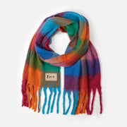 Foulard Geneve Rouge Multi