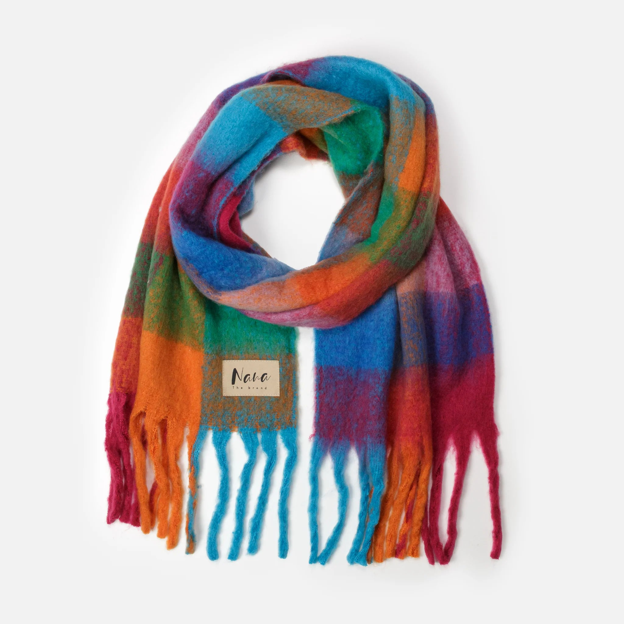 Foulard Geneve Rouge Multi