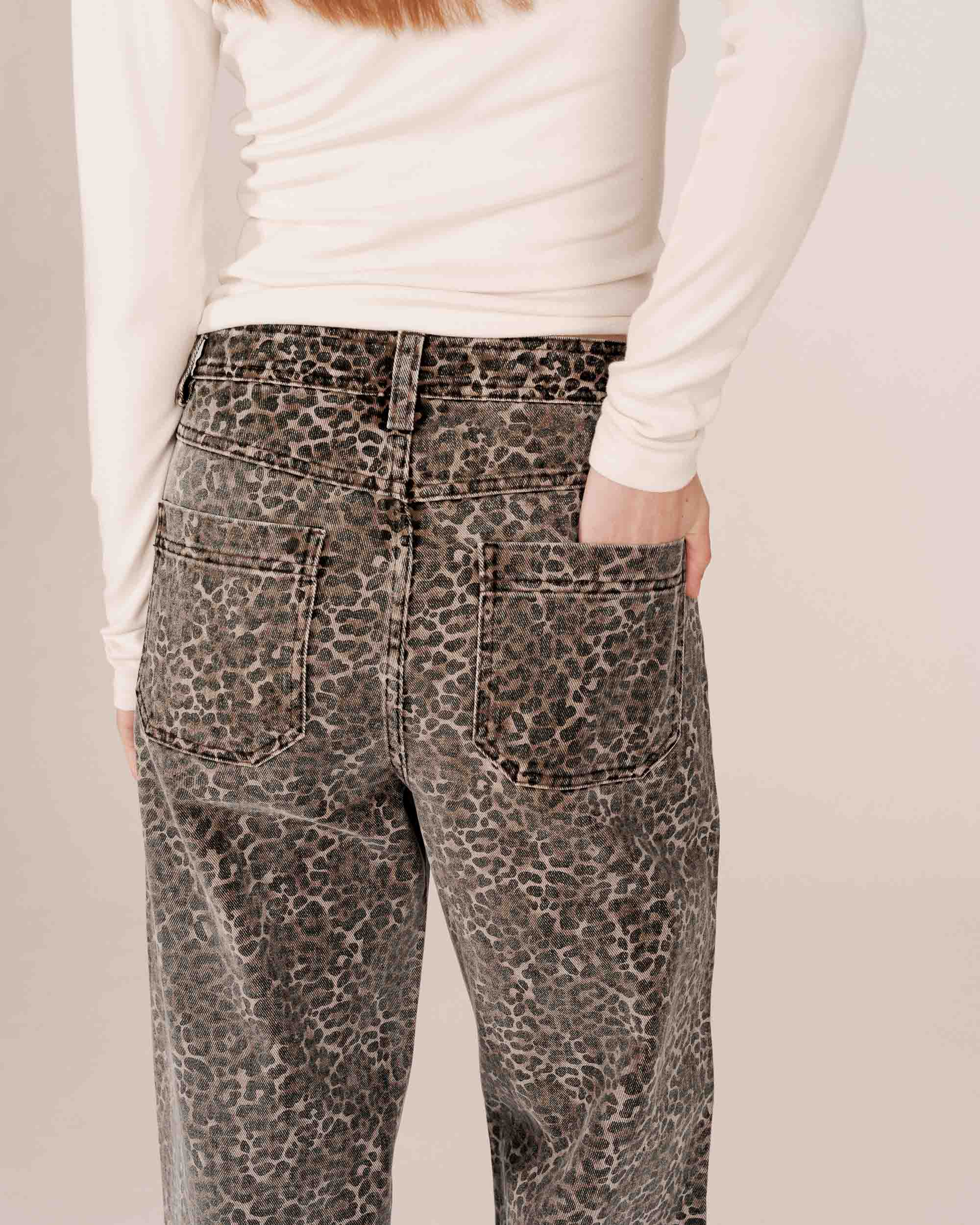 Pantalon Socca Léopard