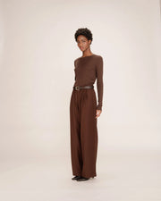 Pantalon Tatum Chocolat