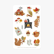 Autocollant Forêt D'automne - Illustrée Par Marie-Lise