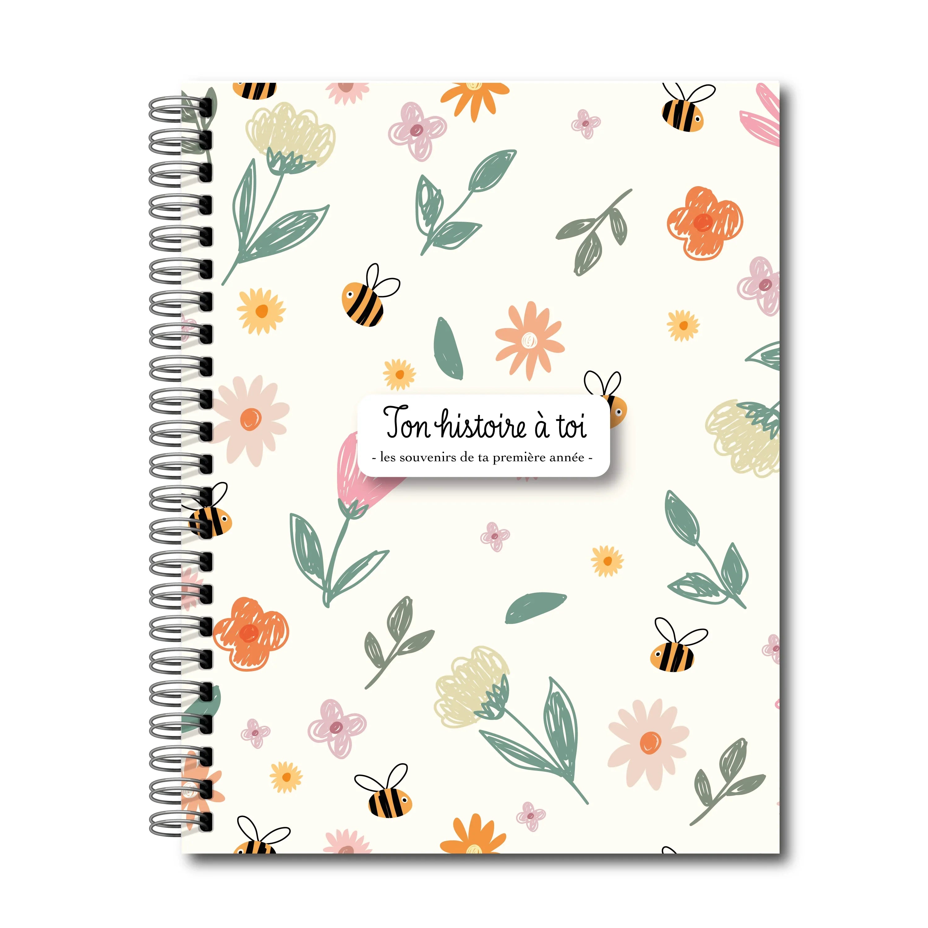 Livre De Naissance Souple Fleurs Printemps