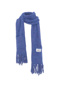 Écharpe Boréale À Poches - Cobalt