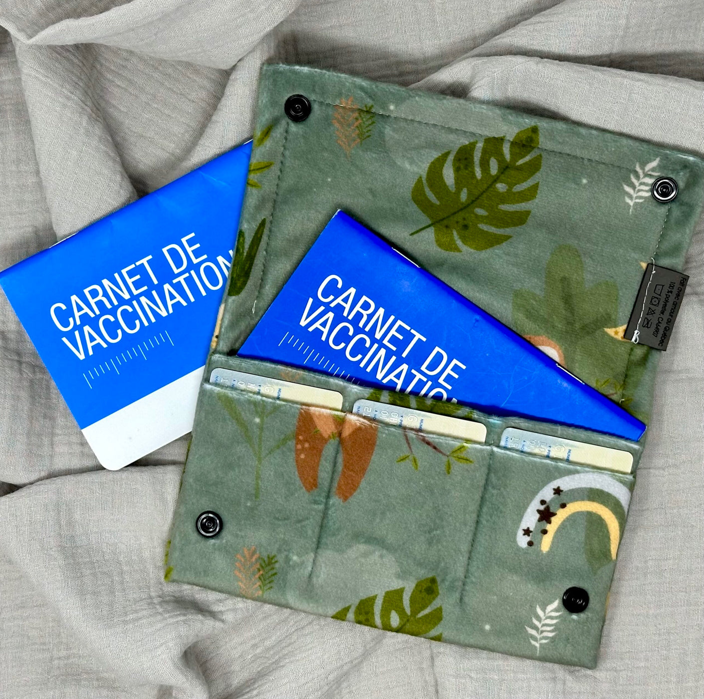 Protège Carnet Paresseux