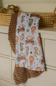 Couverture Minky Zoo
