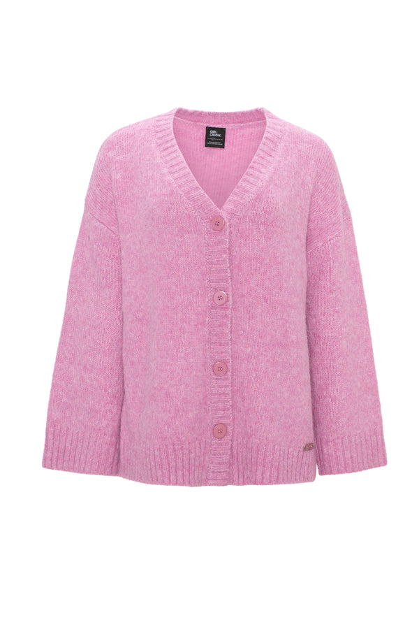 Cardigan Pink Collar