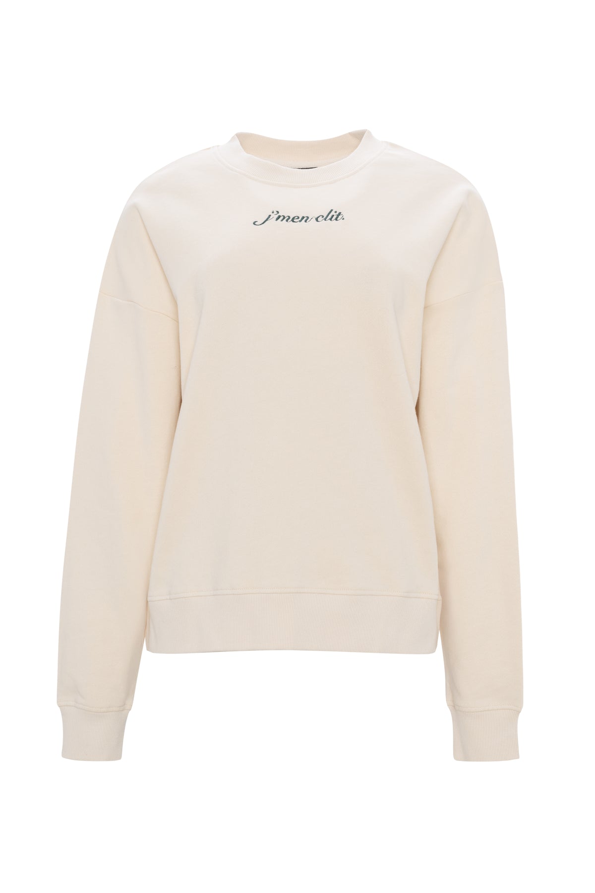 Crewneck J'men Clit Brodé Buttercream