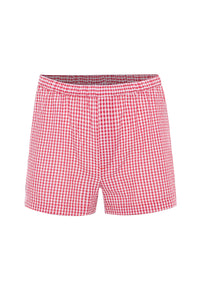 Boxer Short Vichy Cherry Red