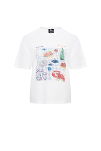 T-Shirt En Coton Vintage Picnic Club