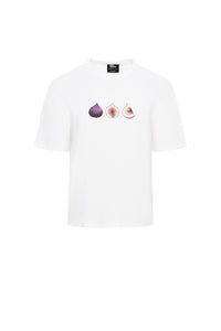 T-Shirt En Coton Vintage Les Figues