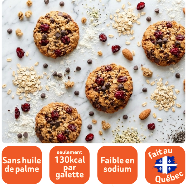 Galettes Canneberges & Chocolat