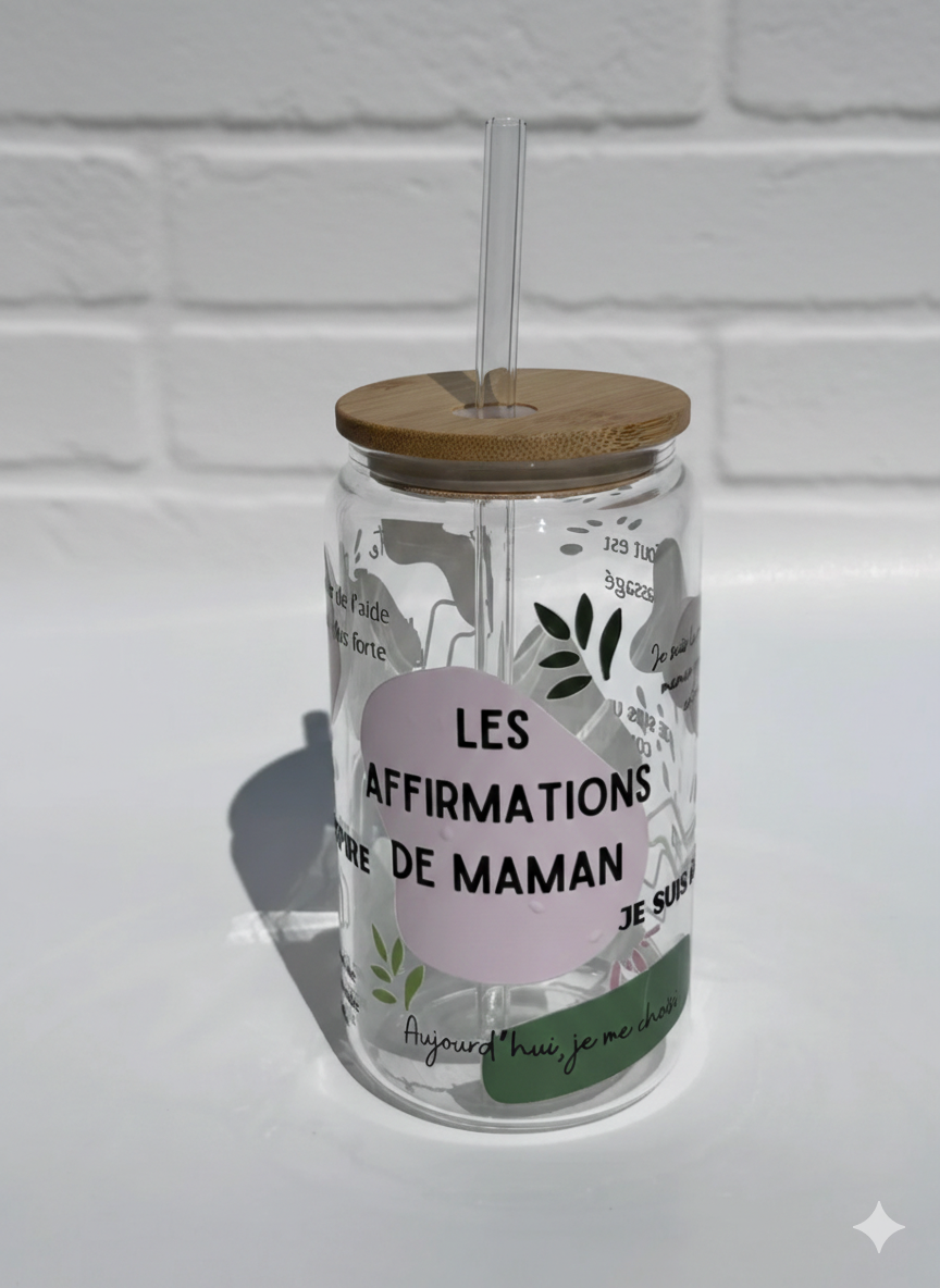 Verre Les Affirmations De Maman