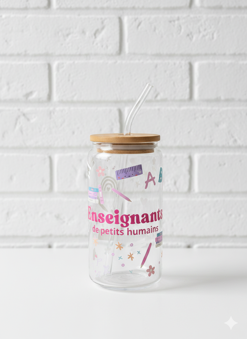 Verre Enseignante Petits Humains