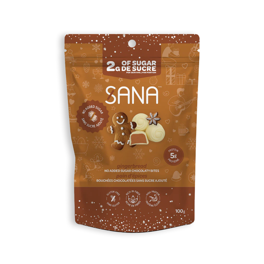 Bouchées Chocolatées Blanches Pain D'épices