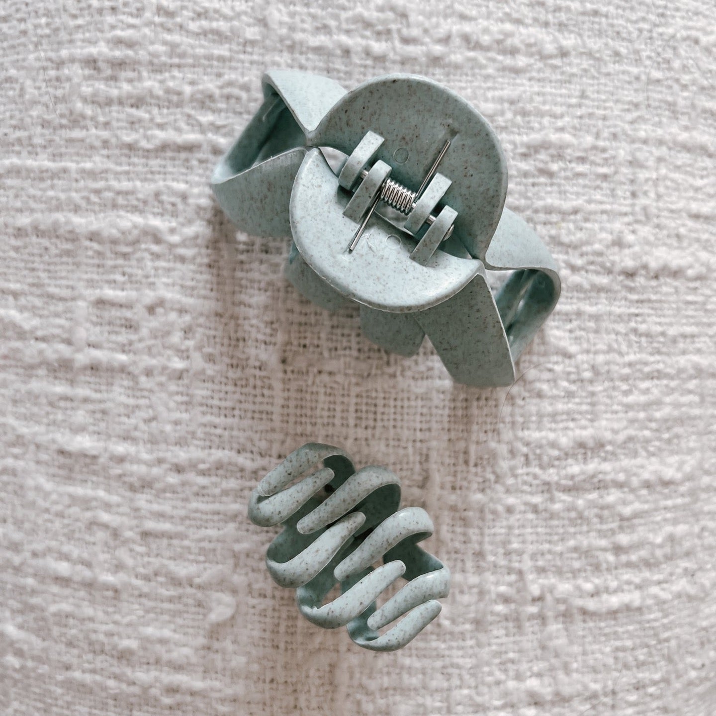 Petite Pince Pieuvre En Paille De Blé Bleu