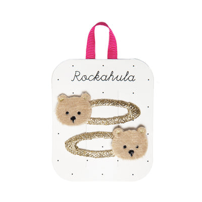 Ensemble Barrettes Teddy Bear