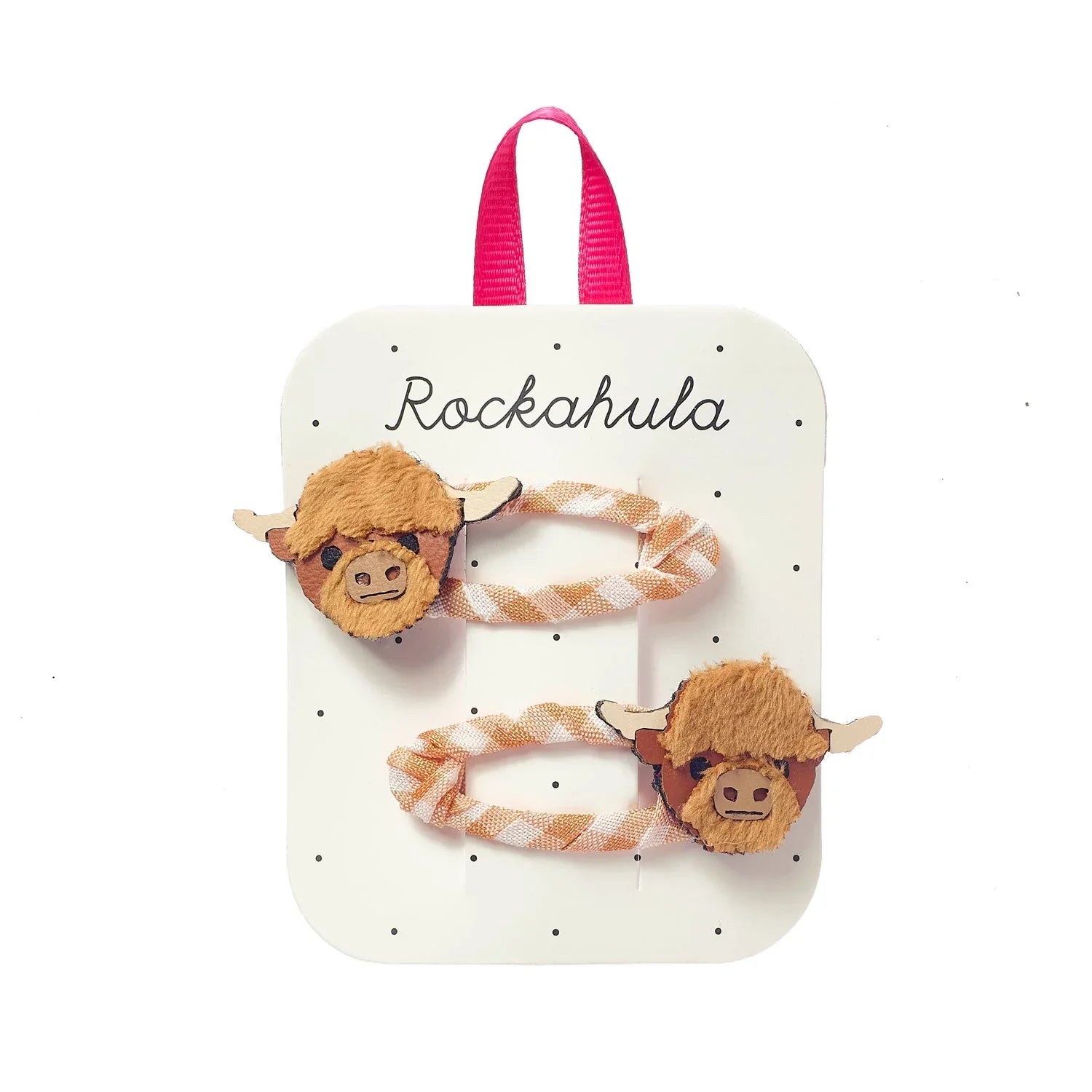 Ensemble Barrettes Vache Highland