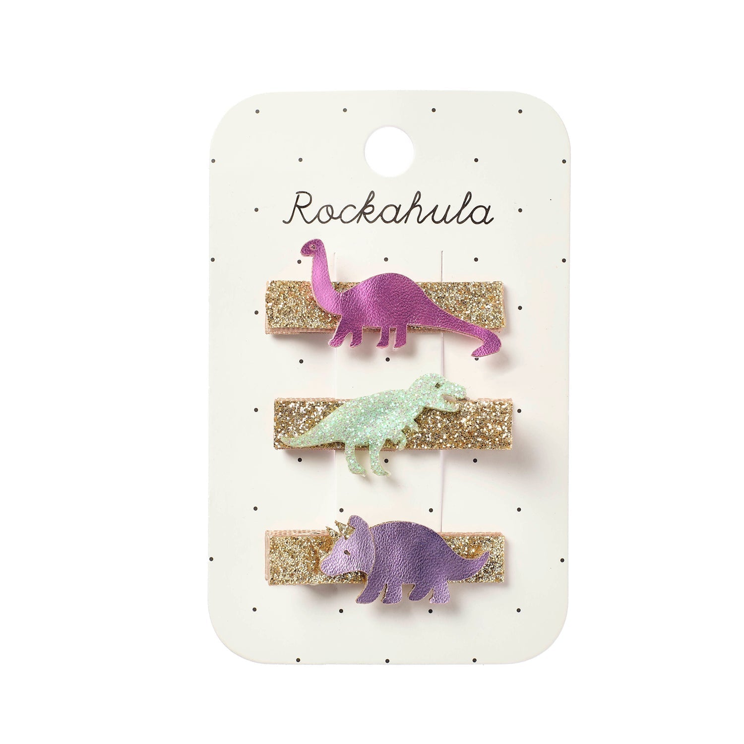 Ensemble Barrettes Shimmer Dinosaur