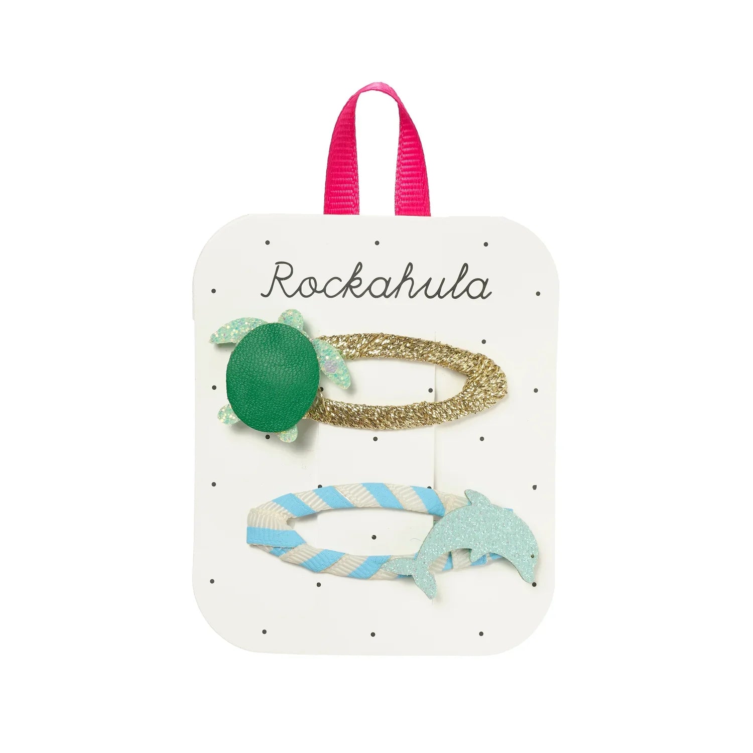 Ensemble Barrettes Turtle And Dolphin
