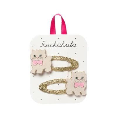 Ensemble Barrettes Cute Kitten