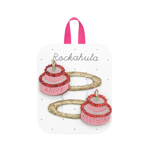 Ensemble Barrettes Birthday Cake