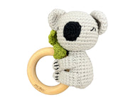Hochet Bois Et Crochet Koala Feuillage