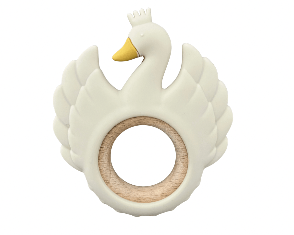 Jouet De Dentition Oie Beige