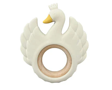 Jouet De Dentition Oie Beige