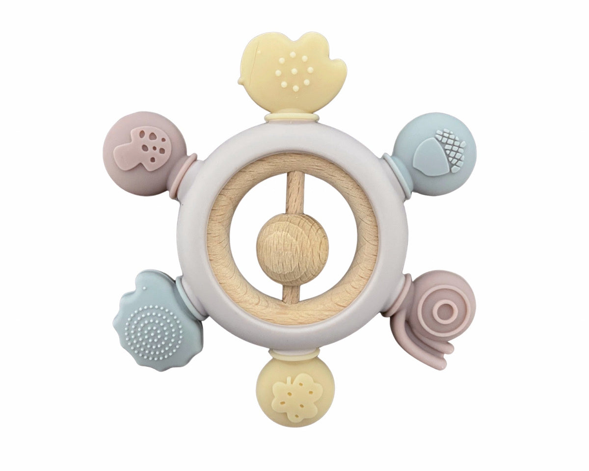 Jouet De Dentition Gouvernail Rose