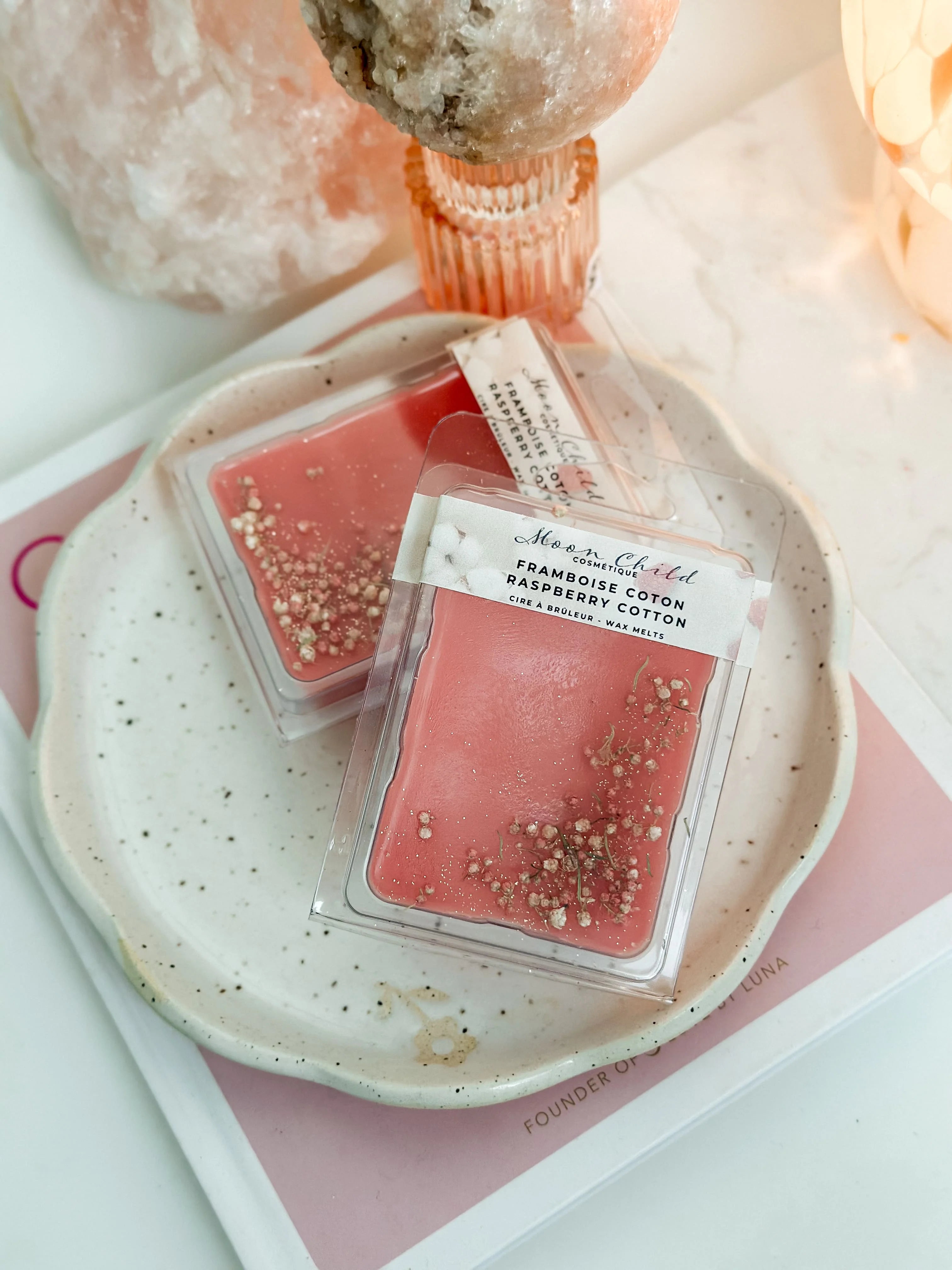 Cube De Cire Framboise Coton