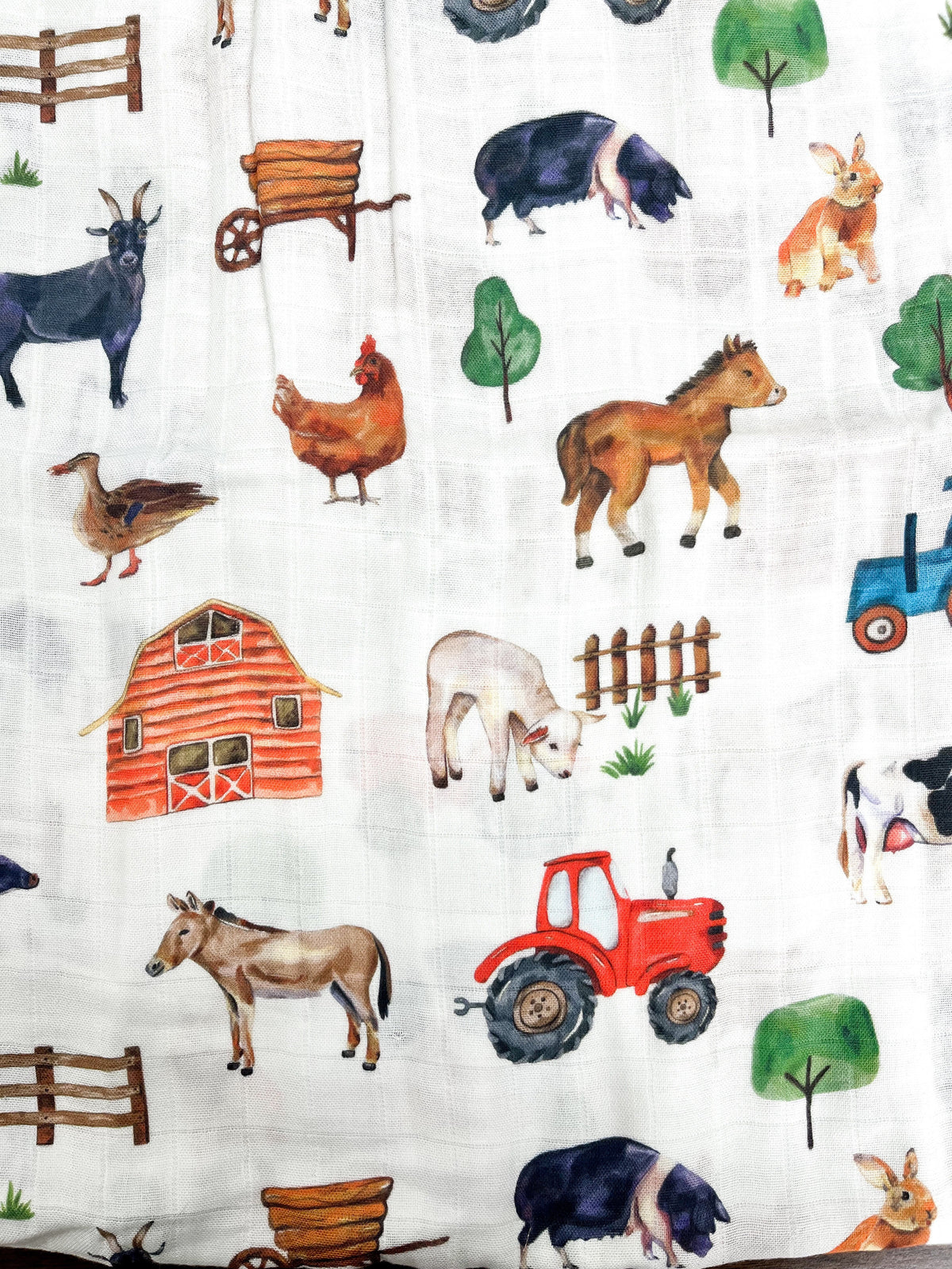 Mousseline Bambou Fermette Western