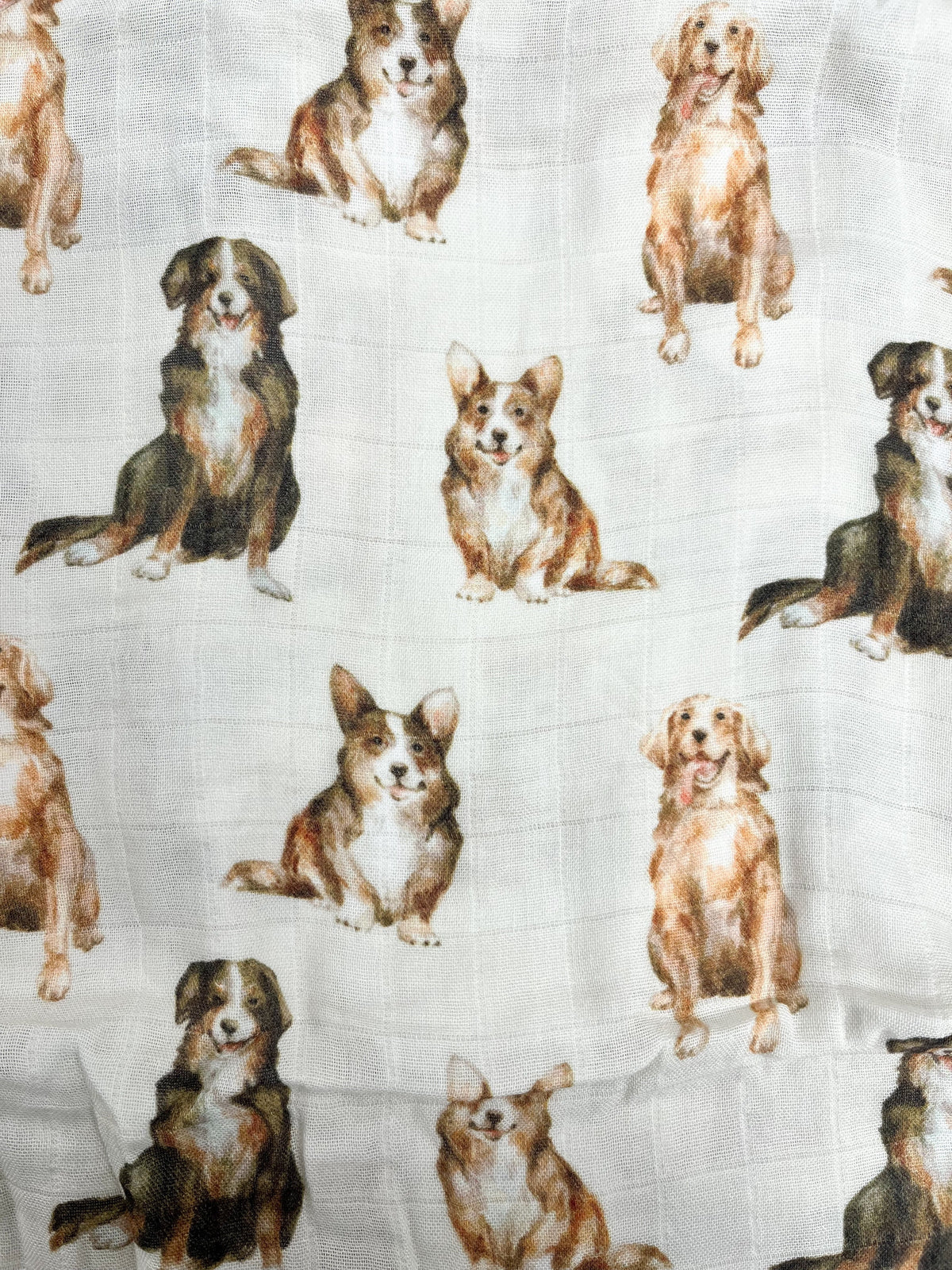 Mousseline Bambou Chiens