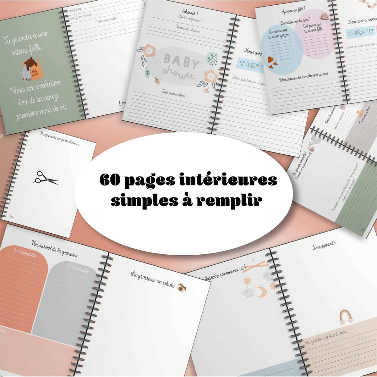 Livre De Naissance Souple Ours Champignon