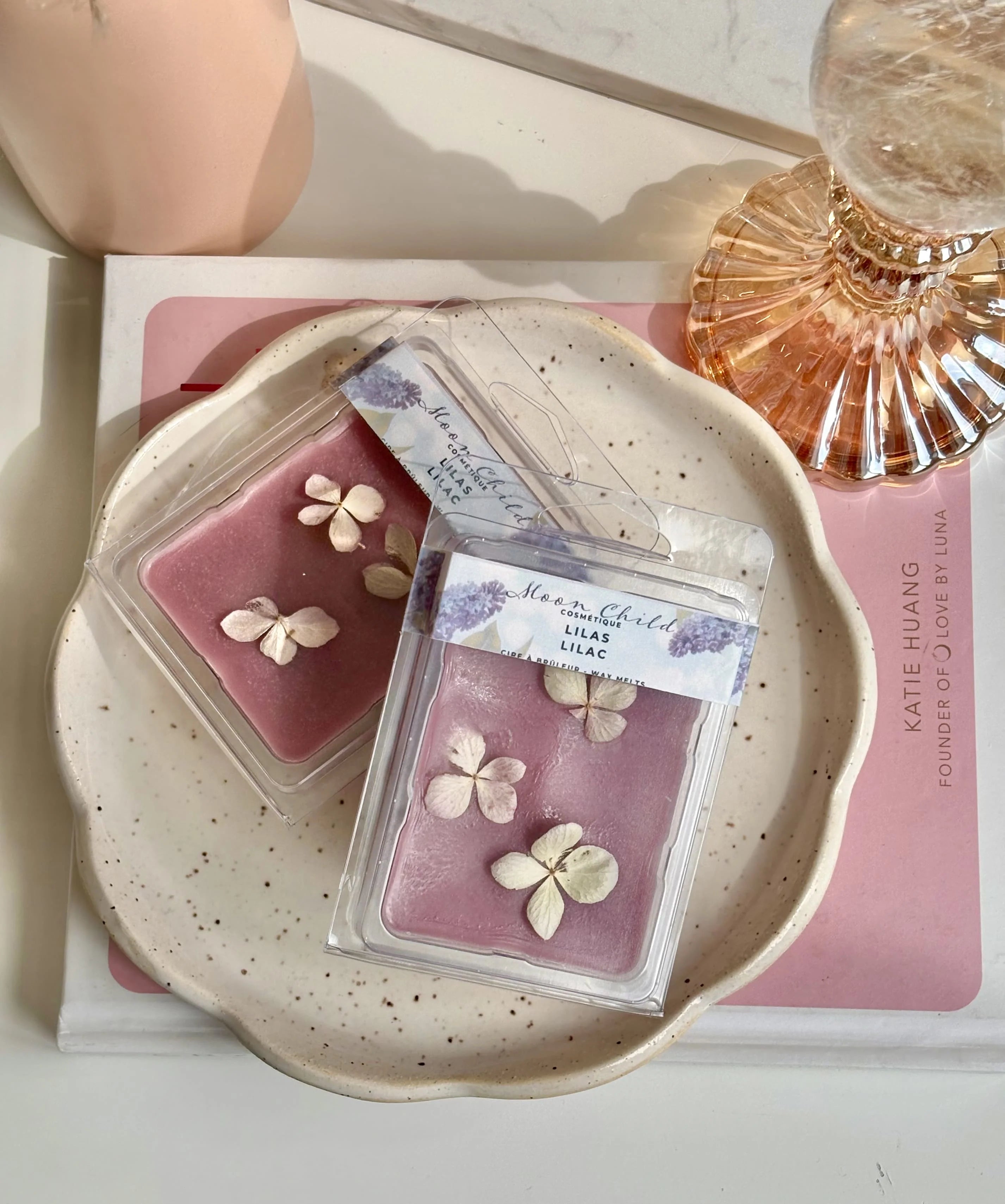 Cube De Cire Lilas