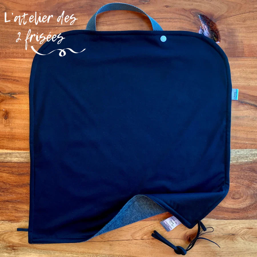 Protège-Sièges De Voiture Imperméable Évolutif Noir Uni