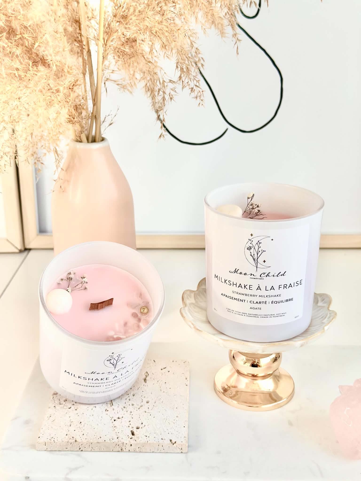 Chandelle Milkshake À La Fraise - Agate