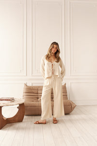 Blouse Constance LS Beige